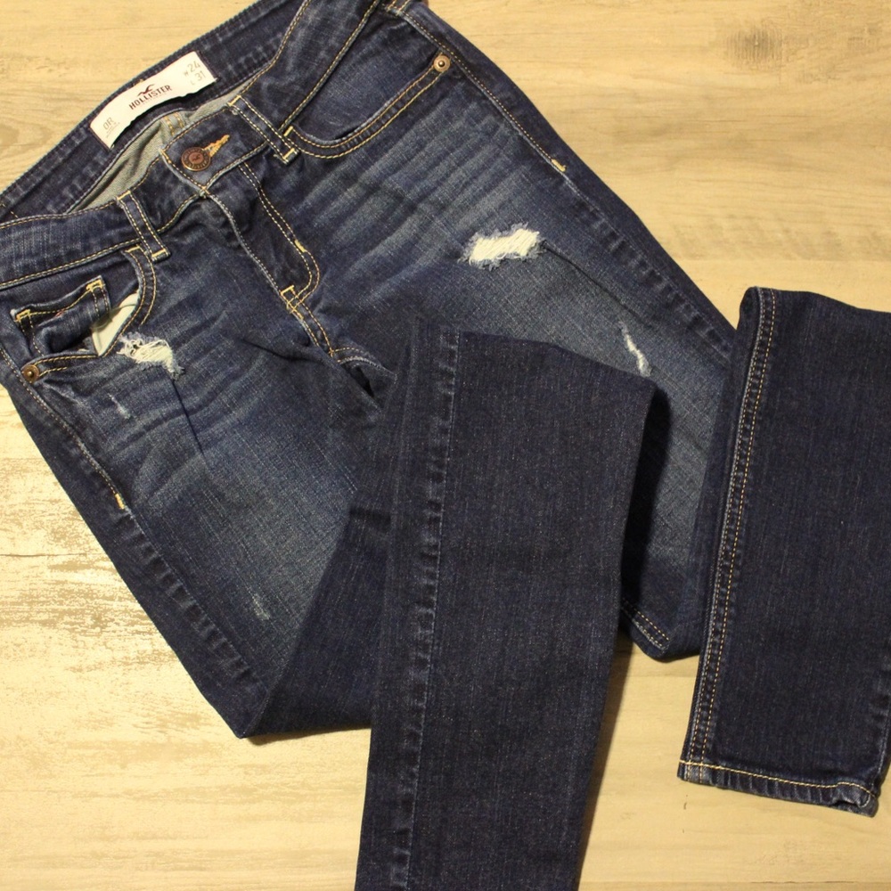 Hollister Distressed Skinny Jeans